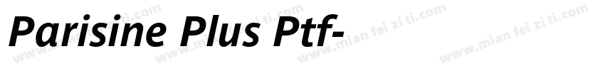 Parisine Plus Ptf字体转换